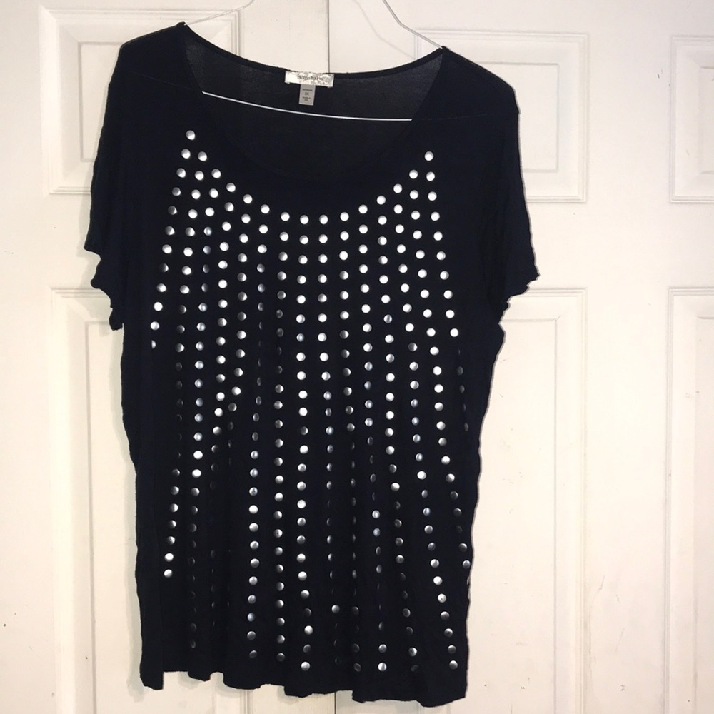 Women’s Dressbarn Studded Rayon Top